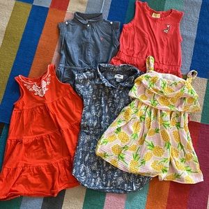 Lot of girls spring/summer casual dresses (size 5/5T)